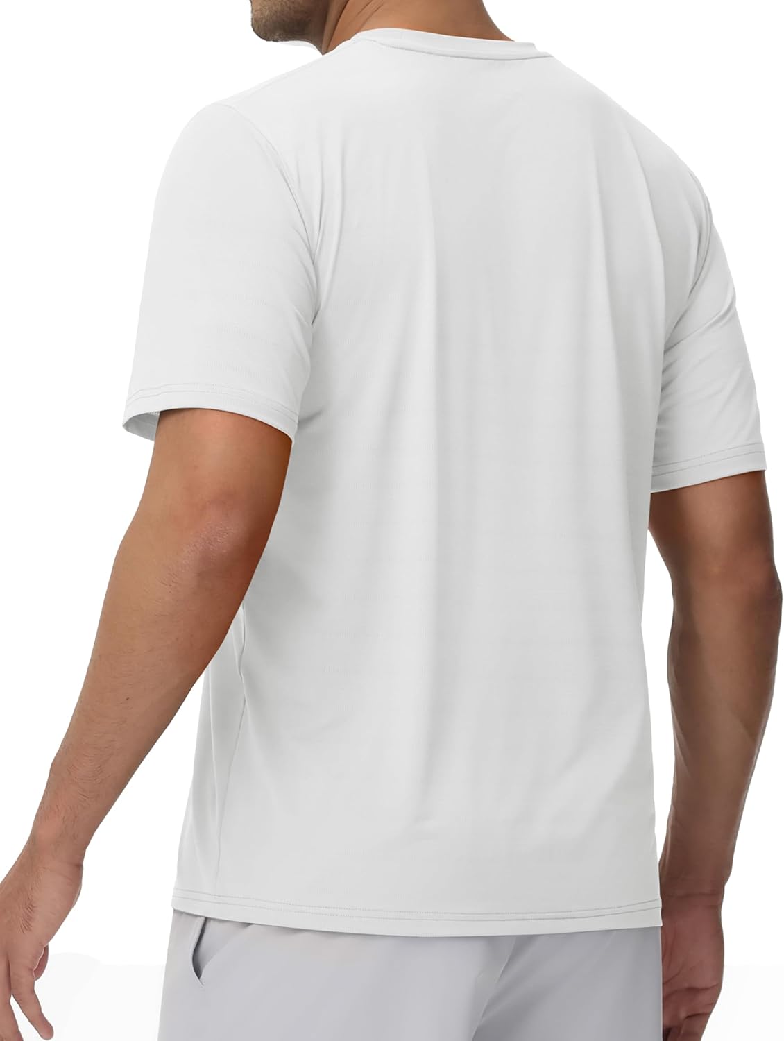 TACVASEN Men's Lightweight Athletic T-Shirts Quick Dry Workout Gym Tops Short Sleeve Running Tee Shirt Performance Activewear - Image 2