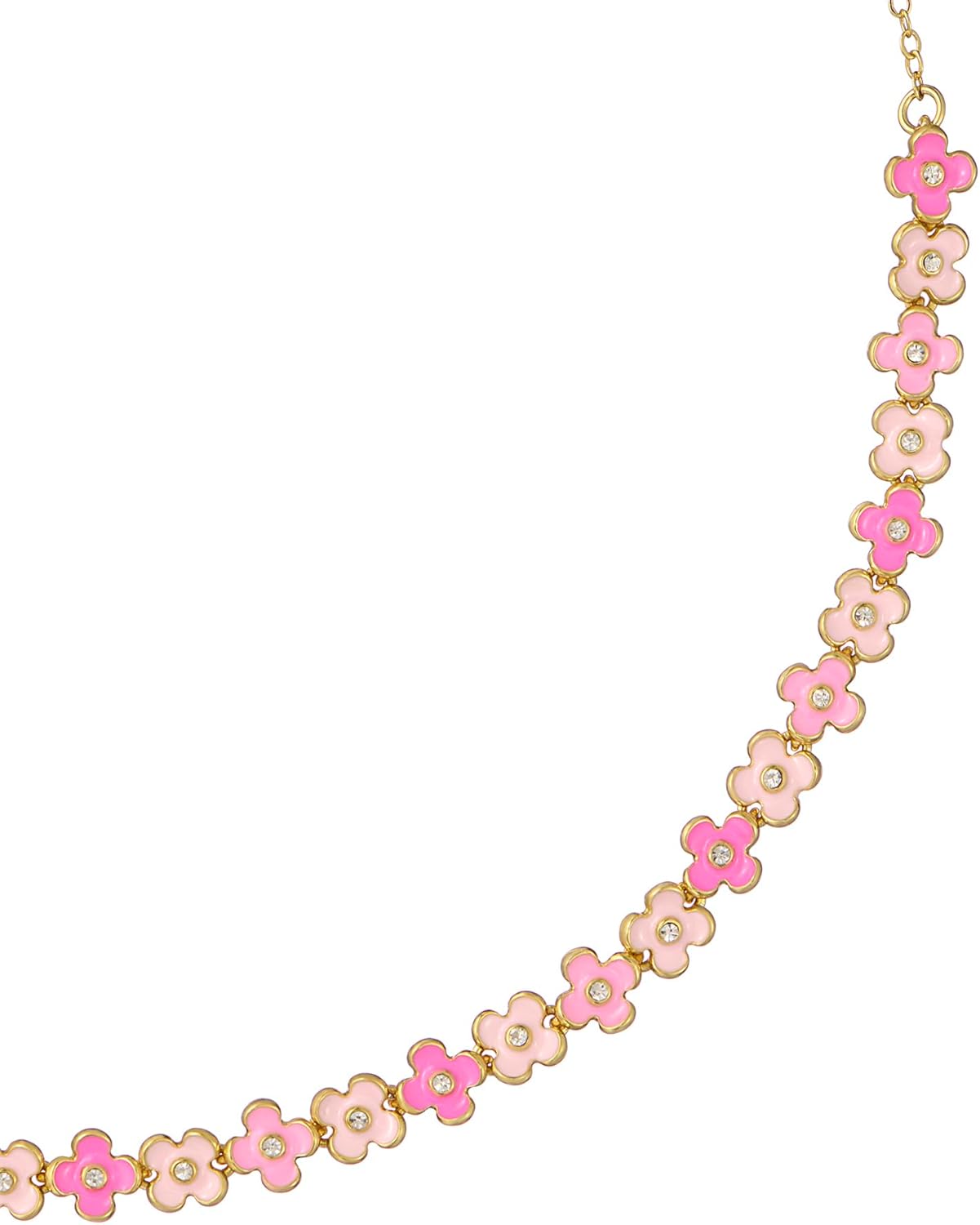 Ted Baker London Gabriella Garland Necklace for Women (Gold/Pink Multi & Crystal) - Image 2
