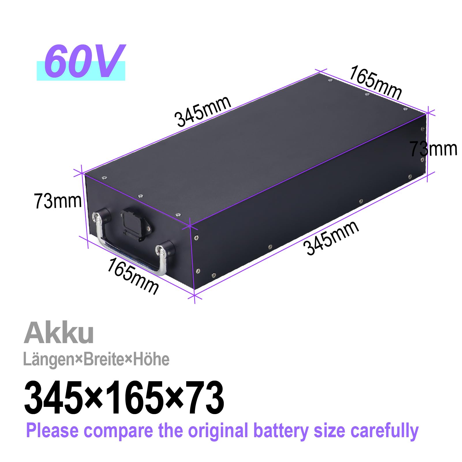 Akumulator do hulajnogi elektrycznej Akumulator do roweru elektrycznego 60V 15Ah 18Ah 20Ah 26Ah Li-ion z ładowarką (60V 20Ah)