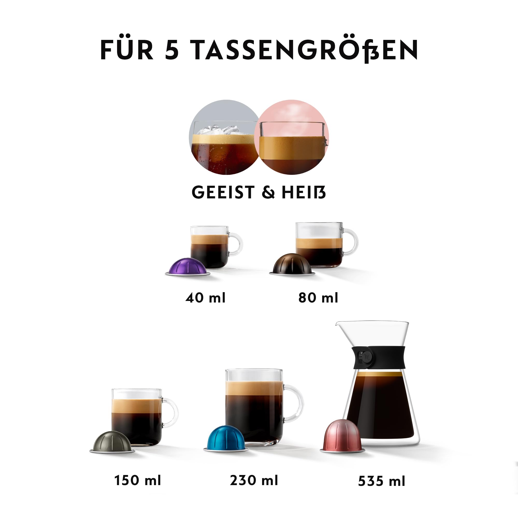 Nespresso VERTUO Creatista Kaffeekapselmaschine von Sage, Silver