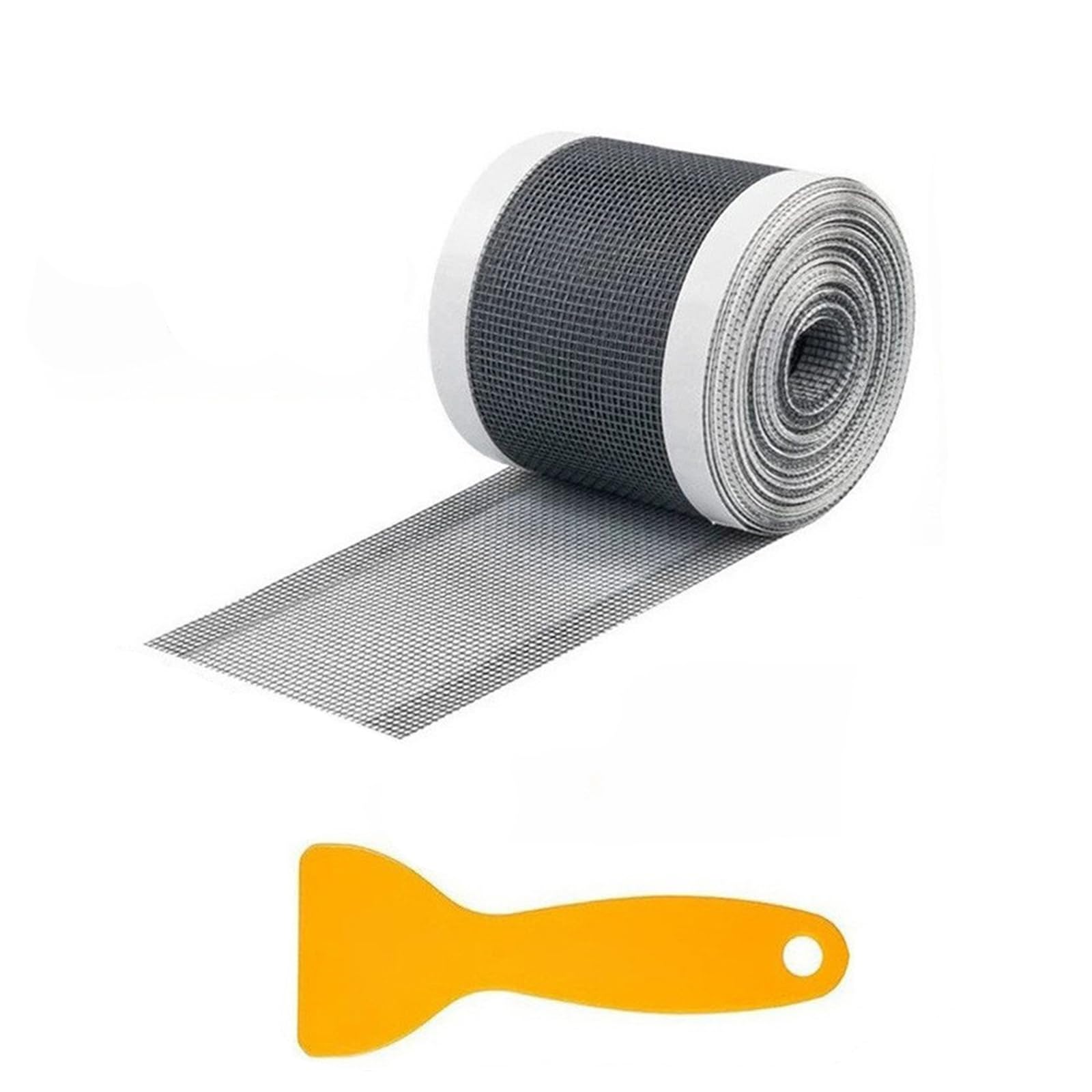 Disposable Shower Drain Hair Catcher Roll 100mm x 10m, Nanofiber Mesh Sink Strainer and Drain Cover, Anti-Clogging Filter for Bathroom, Bathtub, and Kitchen