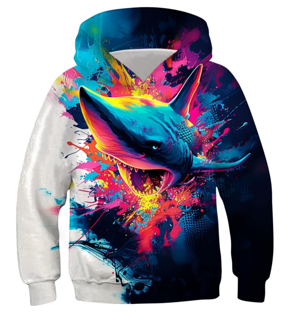 Belovecol Boys Girls Hoodies 3D Novelty Pullover Kids Funny Pullover Sweatshirts Long Sleeve Hooded with Pocket for 6-16 Years — view 10