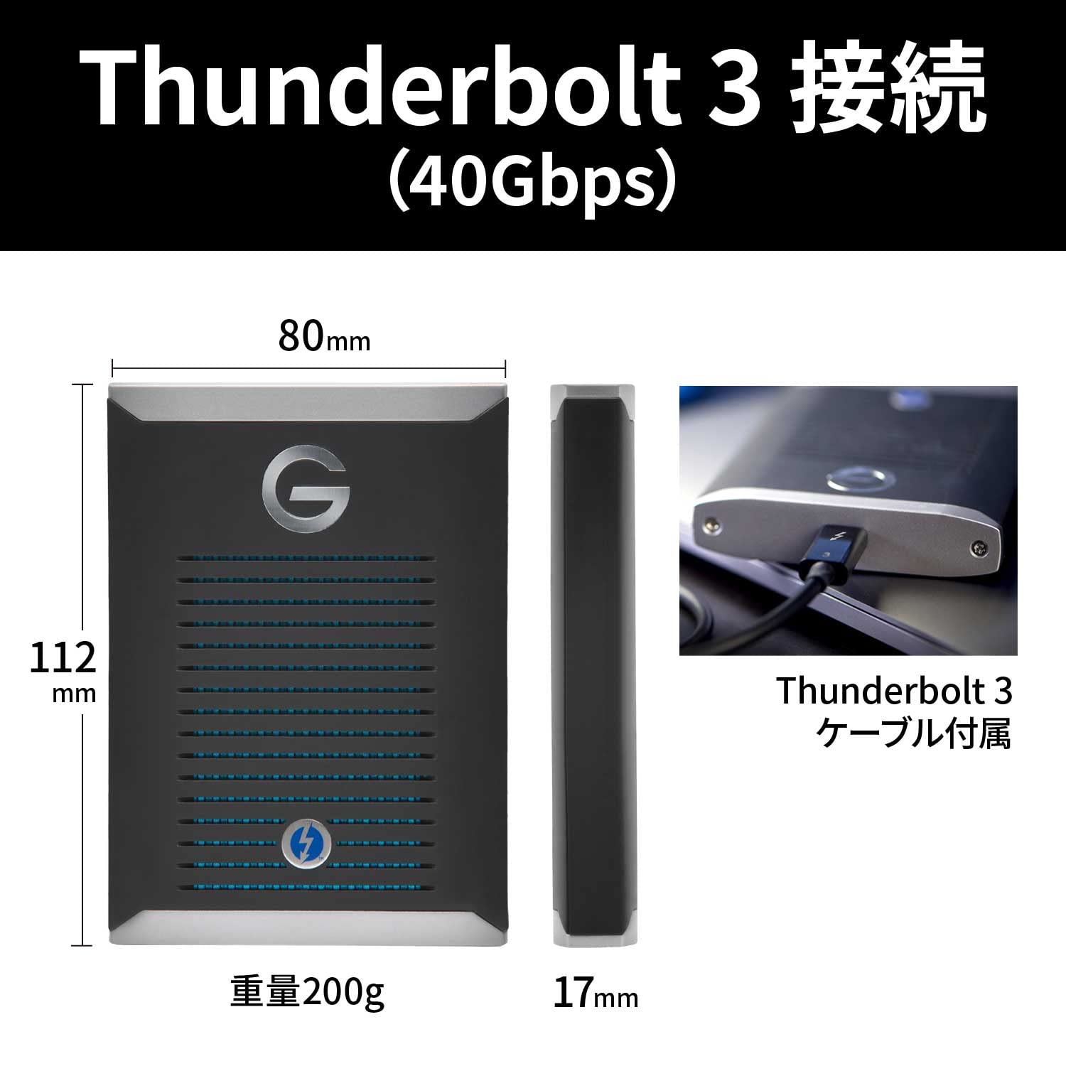 Amazon | サンディスクプロフェッショナル 外付け ポータブルSSD 2TB G 