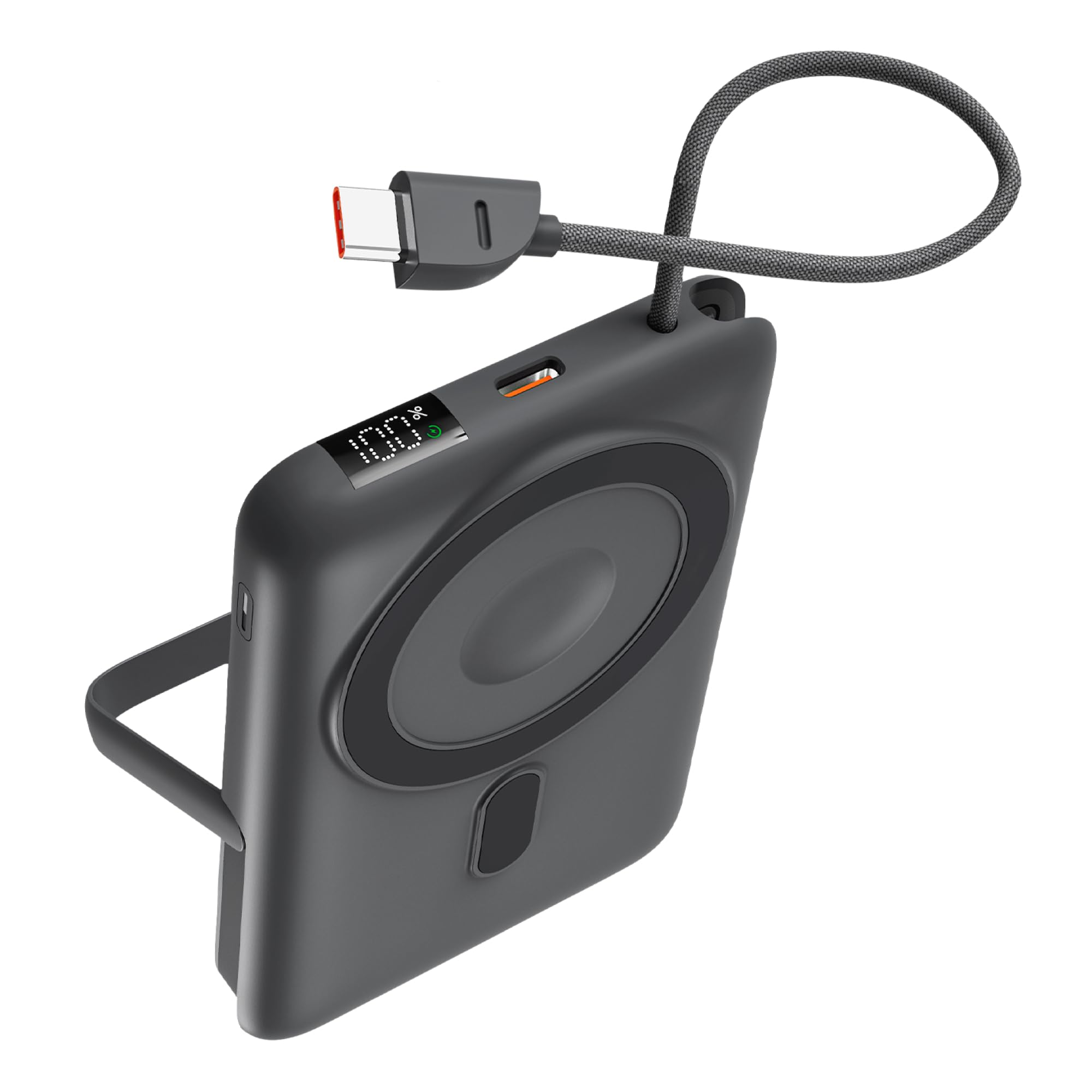 Ksix Bpb10pd22intsg Gris - Powerbank 10.000 Mah - Compatible Carga Magnética Apple® Y Applewatch®