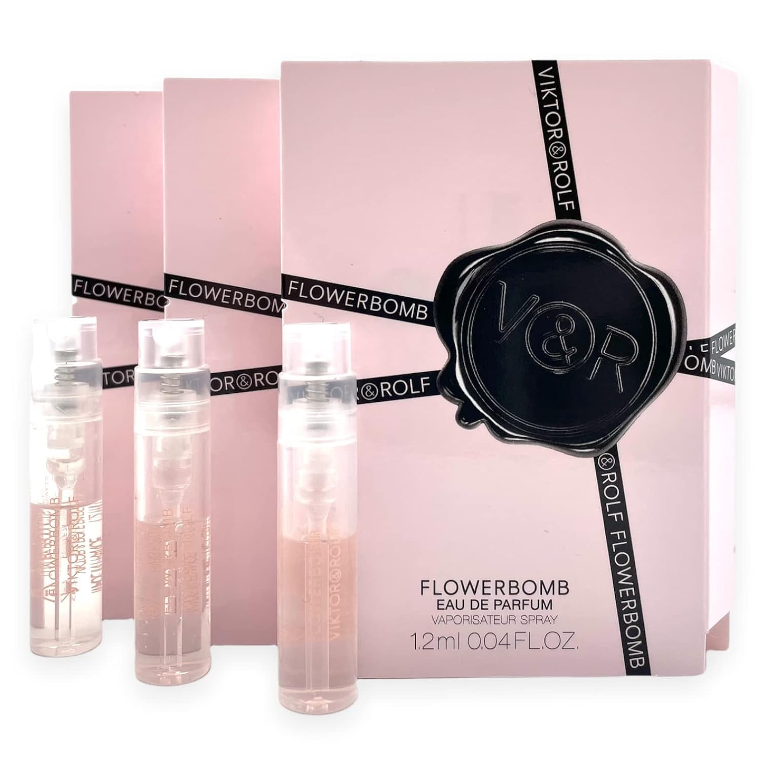Viktor & Rolf 3 x FLOWERBOMB EDP 1.5ml .05fl oz Perfume Spray Sample VIALS
