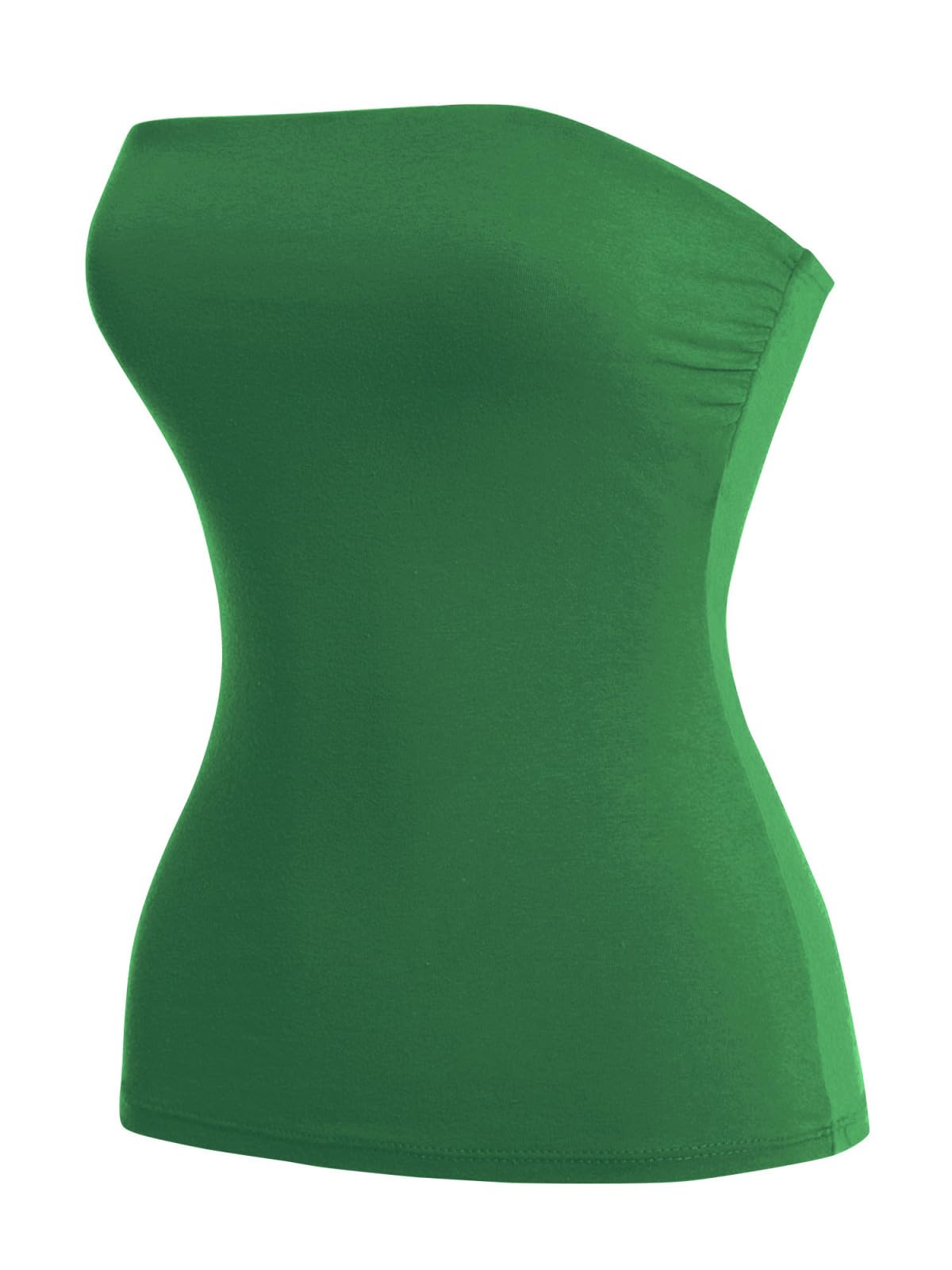 MixMatchy Women's Stretchy Strapless Tube Top Y2K Bandeau Top