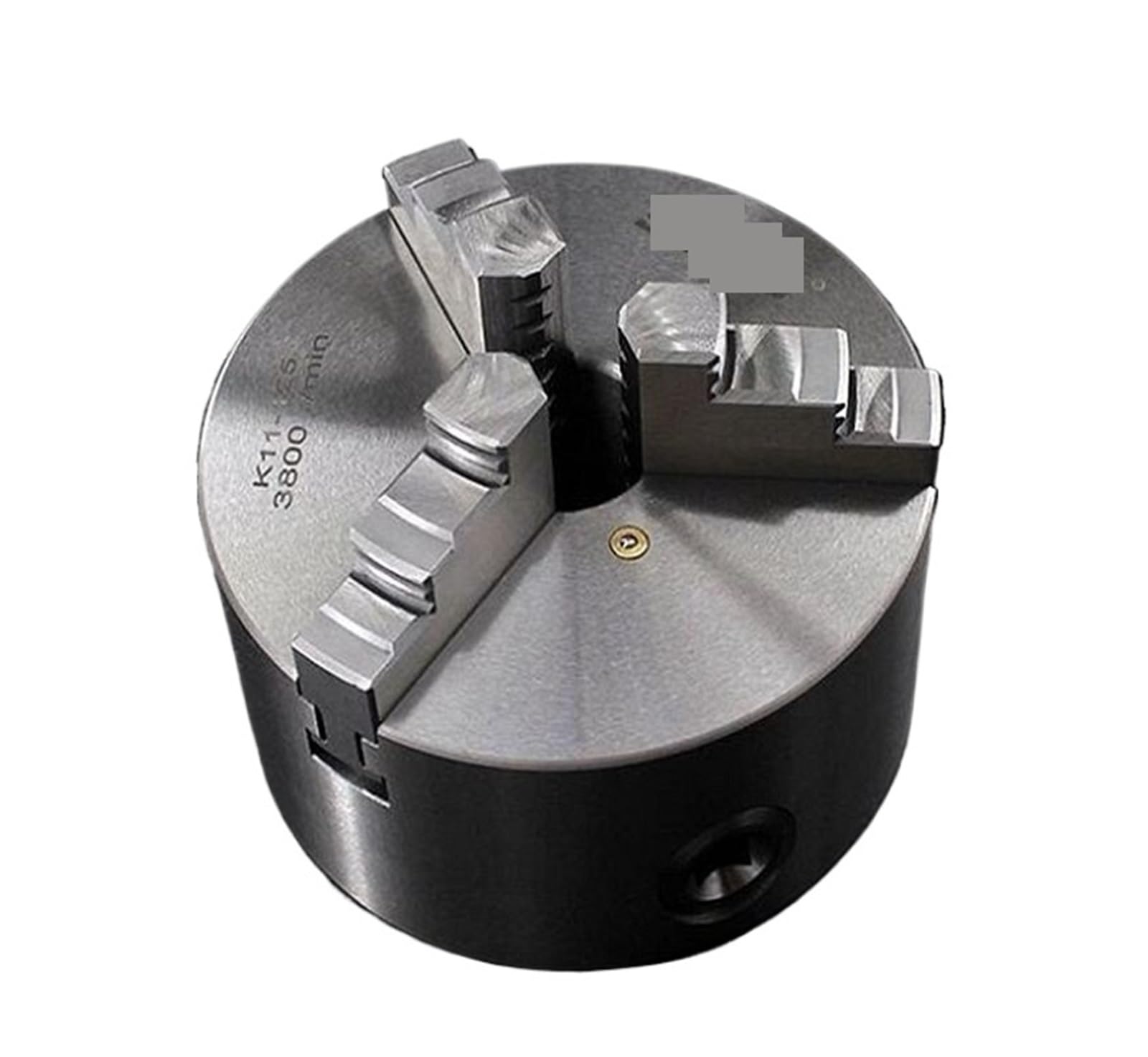 Uchwyt tokarski, 3 szczękowy uchwyt tokarski 80mm 100mm 125mm 130mm 160mm 200mm samocentrujący uchwyt metalowy CNC narzędzie do obróbki metalu do tokarek ogólnych i maszyn przemysłowych(125mm)