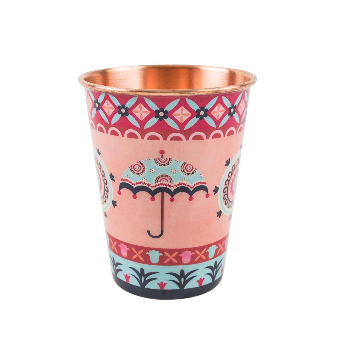 Chumbak Copper Boho Cycle Tumbler (Large)