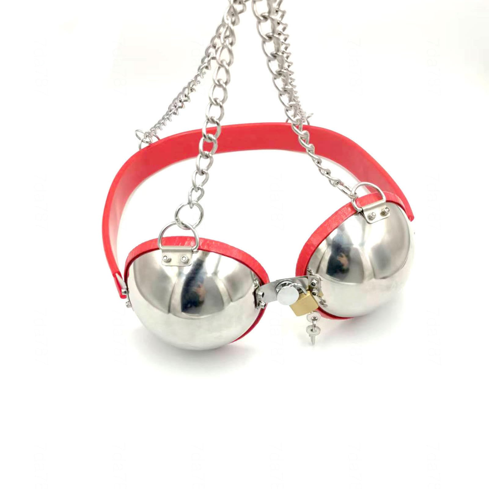 Chastity Belt for Women Metal Keuschheitsgürtel Für Damen Metall Keuchheitsgüŕtel Frauen Extrem Edelstahl Mit Schloss Verstellbar Set Lock Abschließbare Frau Xxl,red-60cm-90cm