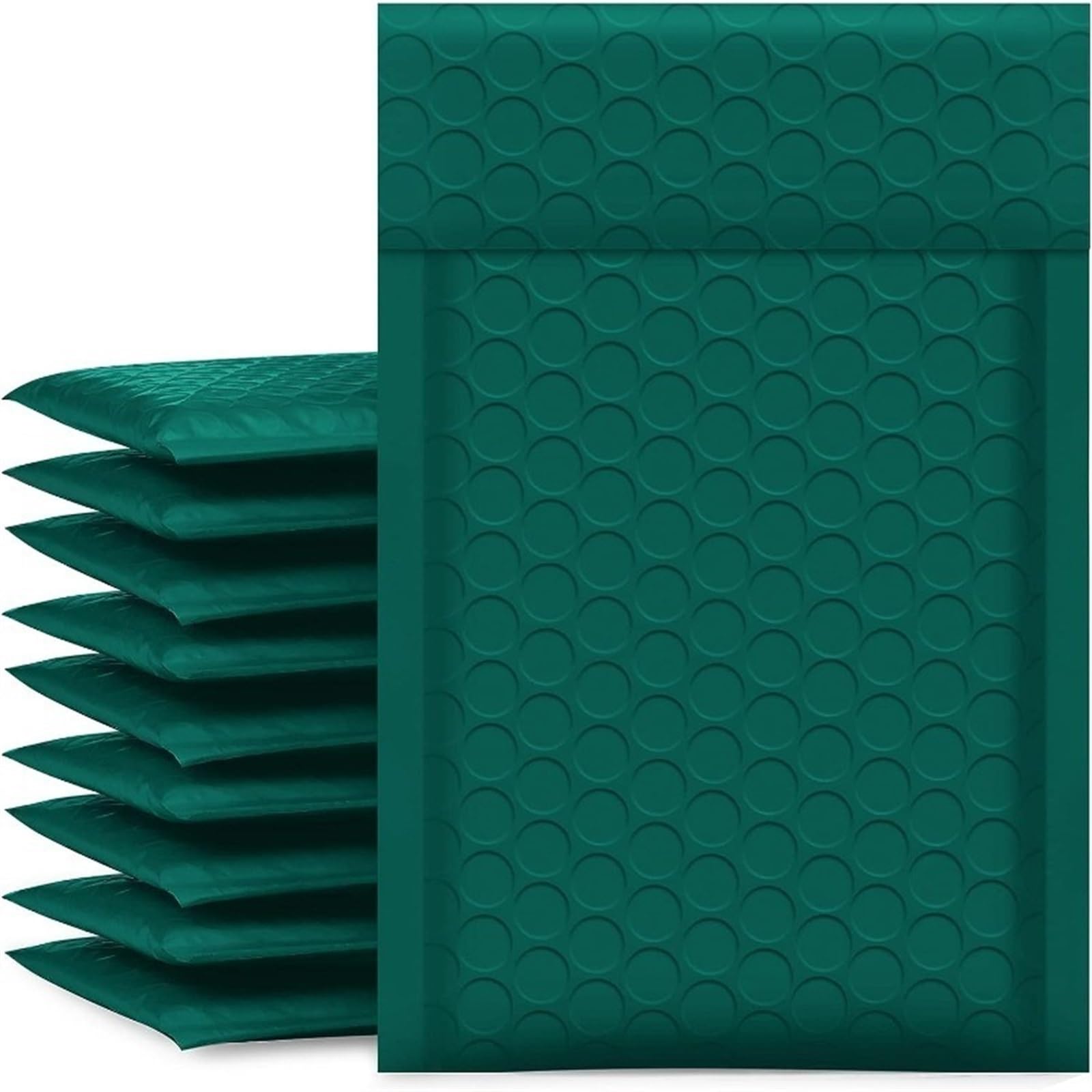 Buste Imbottite per Spedizioni 50Pcs Green Bubble Mailer Bubble Padded Mailing Envelopes Mailer Poly for Packaging Self Seal Bag Bubble Padding(100 PCS 20.5X 28)