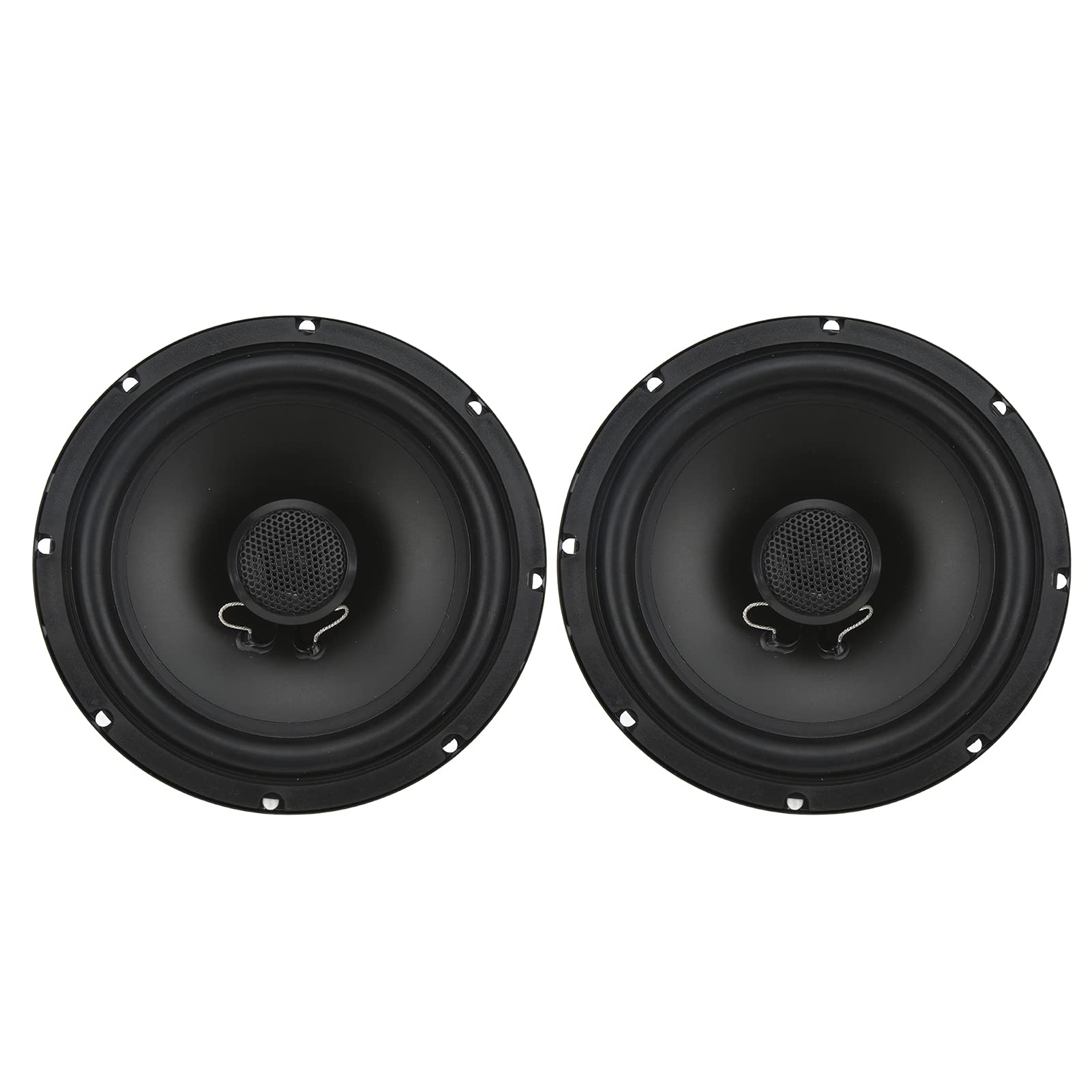 aqxreight 2 szt. Automatyczny Głośnik Wysokotonowy 140 W Maksymalnie 400 W RMS 4 Ω 12 V Czarny Uniwersalny do Samochodowego Systemu Audio Moc Głośnika Wysokotonowego Moc Głośna Spełnia Dobre