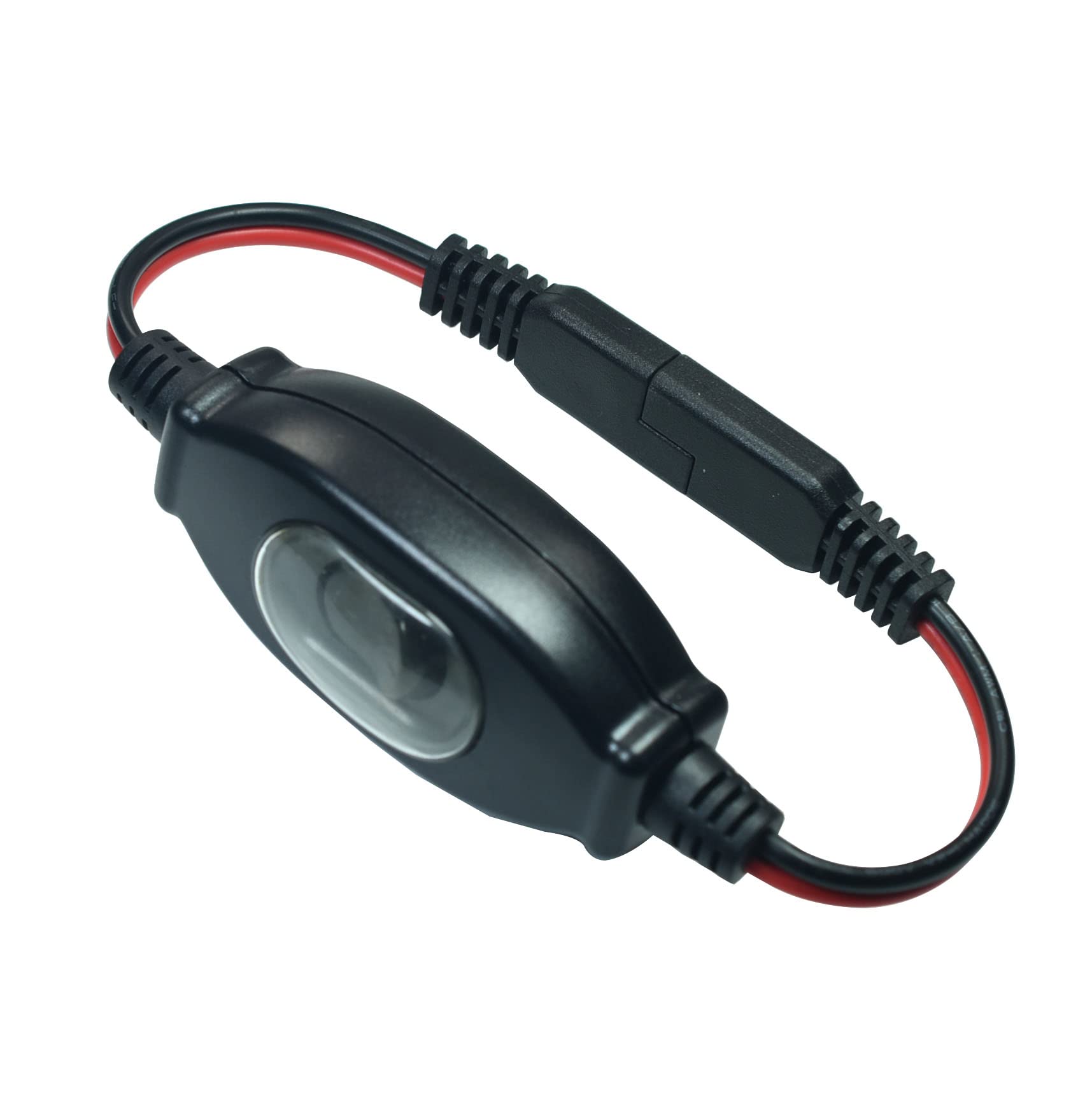 FILSHU SAE Extension Cable 16 AWG Wire Harness 12V-24V DC SAE to SAE Cable with ON/Off Switch Quick Connect/Disconnect Snap Action Cable for Motorcycle,Cars,Camp Trailer Solar Panels(30cm/1ft)