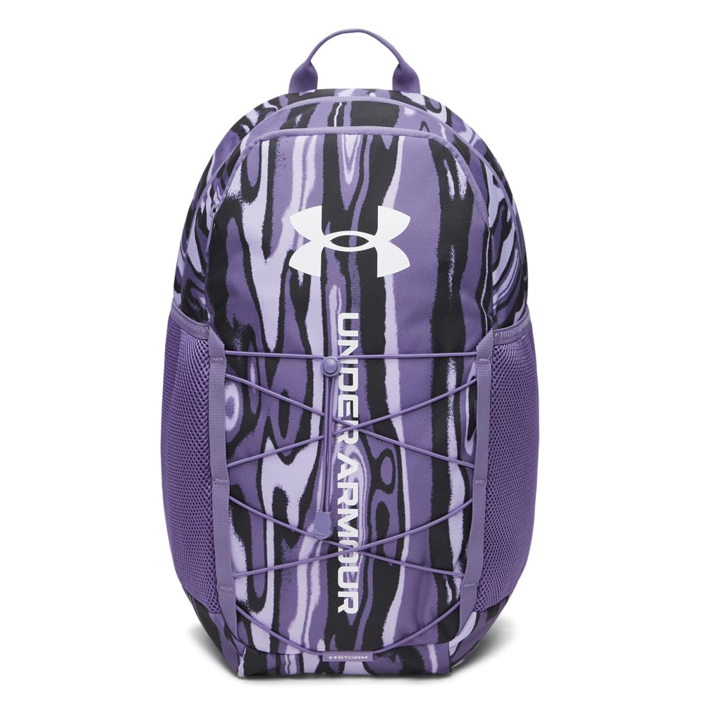 Under Armour Unisex Hustle Sport 6.0 Backpack, (536) Purple Crest/Purple Luxe/White, One Size Fits Most