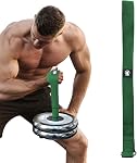 J Bryant Bras Latchling Training Strap Belt Hand Grip- Idéal pour l'entraînement des avant-bras et des biceps Multifonctionnel Home Gym Fitness Équipement Compatible avec 1 de pouce et 2 pouces Plaques de cloches