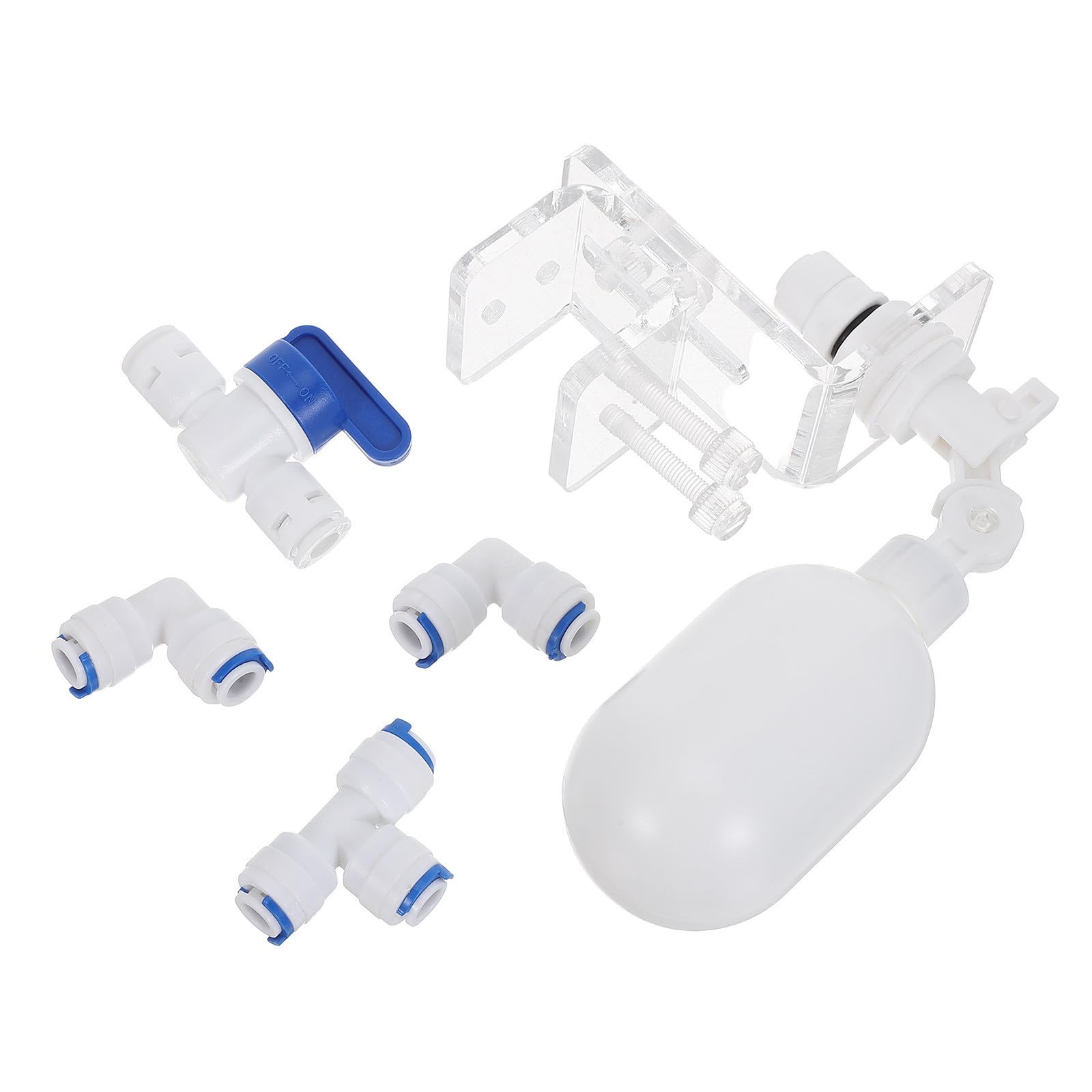 Válvula flotador automática para acuarios, kit ajustable con controlador y válvula de bola
