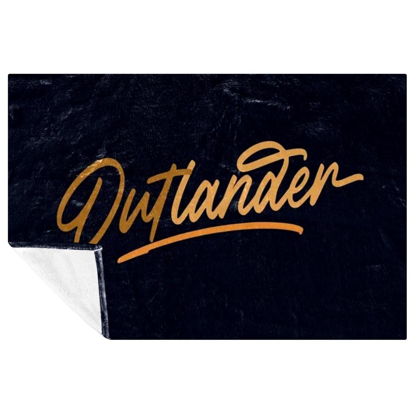 Couverture chaude de lit haut de gamme Outlander Prints en textile doux 150x100