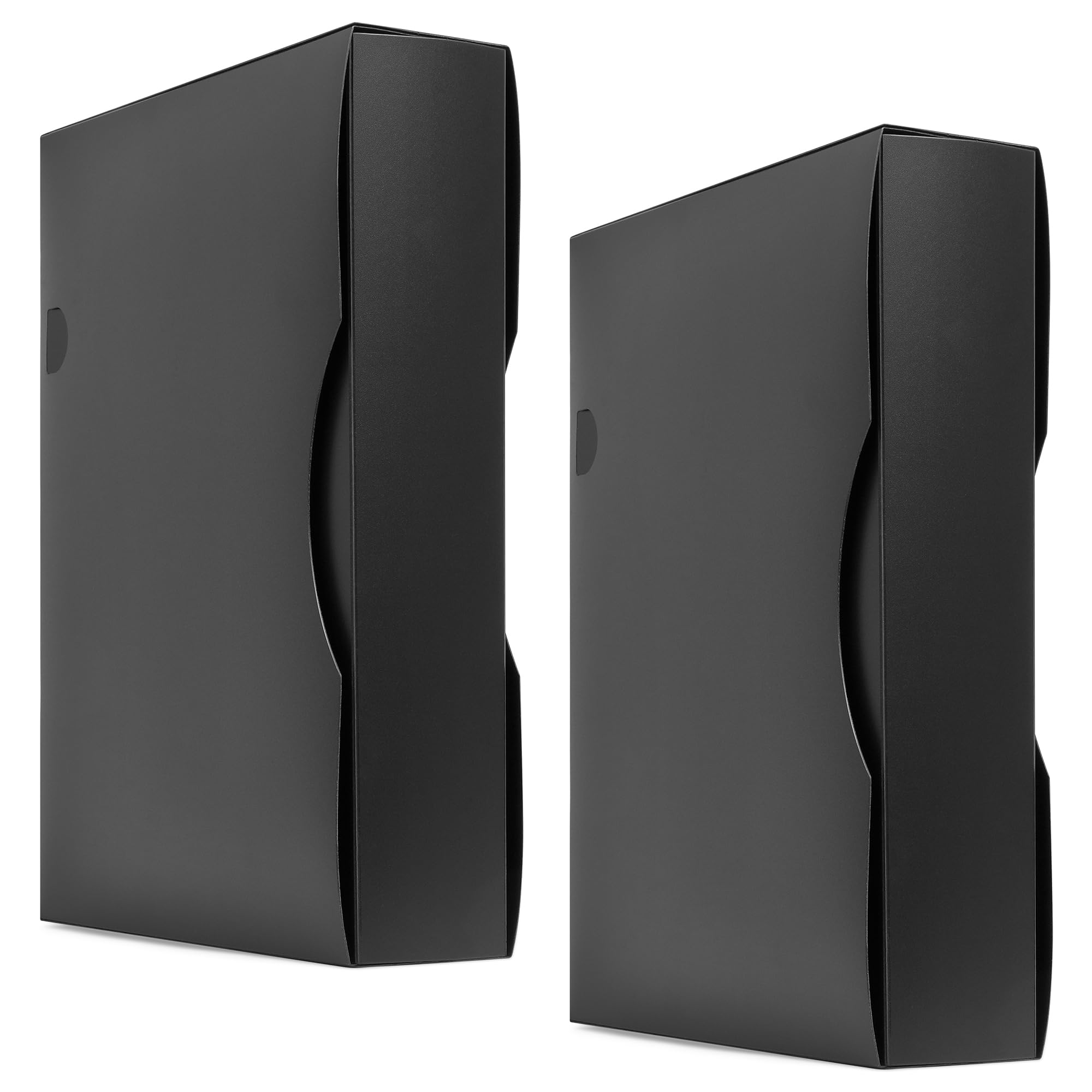 Arpan Black A4 Display Book 150 Pockets – Flip File Storage Folder with Plastic Sleeves | Plastic Wallet Folder A4 Display Book for Documents, Reports, Artwork, Projects, 2 Pack