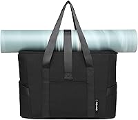 Vista 2 de MOYAQI Gym Bag for Women with Zipper, Nurse Work Tote with Compartments, Womens Beach Yoga Bag for Sport, Travel