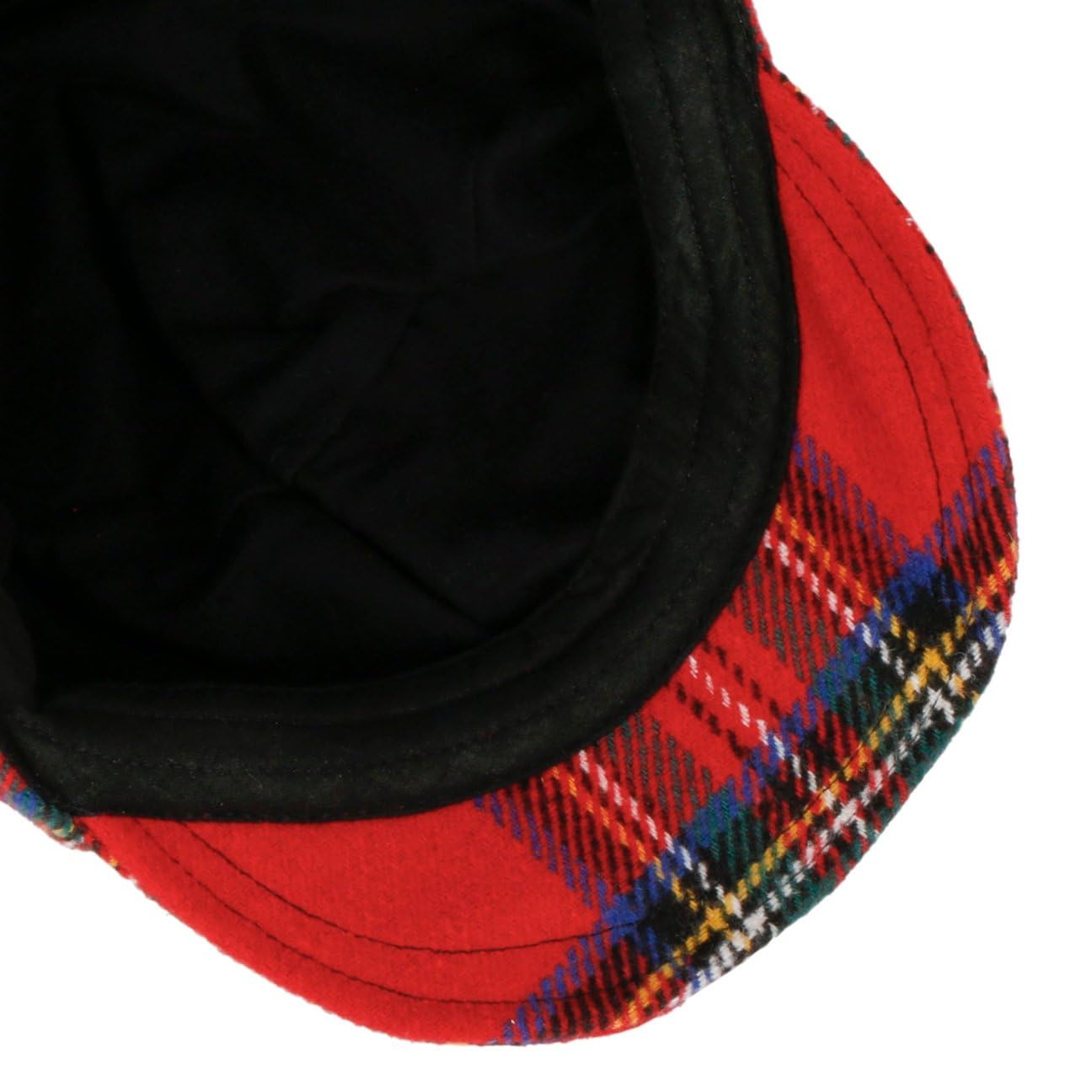 Lipodo Plaidy Casquette Gavroche a Carreaux Multicolore Femme Toutes Saisons