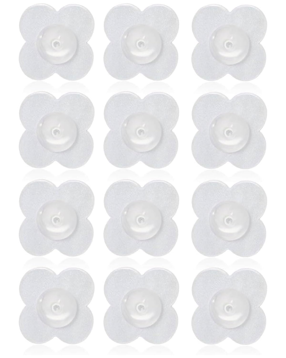 6 Pares Elevadores de pendientes para mujer silicona, Tuercas Hipoalergenicas Cierres Elevadores para Lobulos Caidos O Rasgados, Sujeta y Levanta Pendientes(Trébol de cuatro hojas)