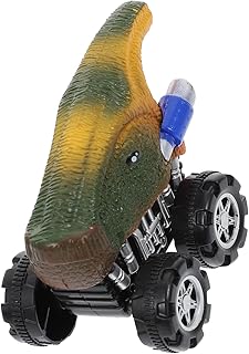 Alasum Dinosaur Pull Back Car Pull- Back Vehicle Toys 1 PC Plastic Pull-Back Car Toy Dinosaur Model Car Gliding Car Toy for Children Boys Pull- Back Dinosaurs Toy