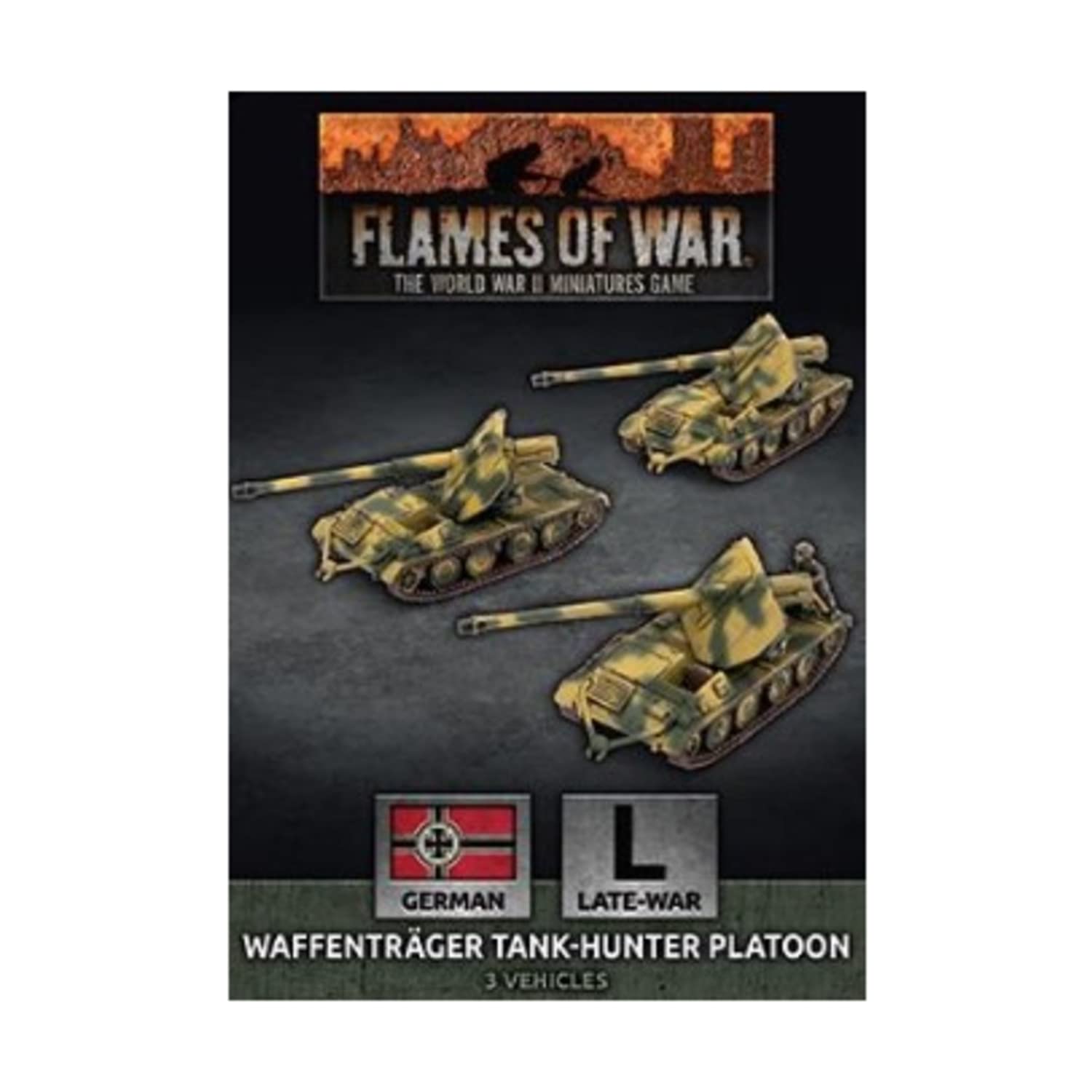 Flames of War: Tedesco: Plotone cacciatore di carri armati Waffentrager (x3