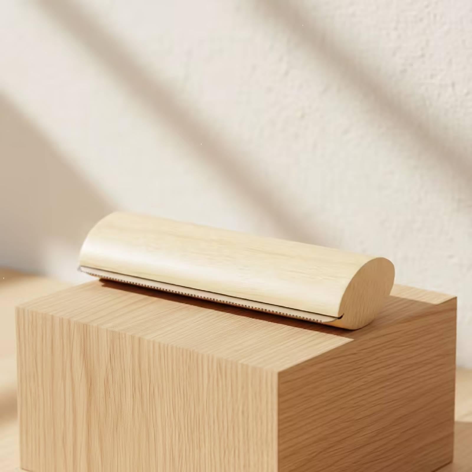 Cepillo para Pelo de Mascotas, Peine de Aseo, Herramienta Desenredante, Eliminación de Pelo Suelto, Material de Madera, Cómodo, Fácil de Usar, Piezas, Madera Clara, 25.4 Cm X 7 Cm X 3.6