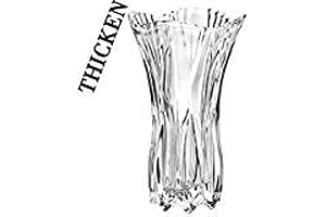 YISHENGRONG Crystal Glass Vase - Adorn Your Home with Elegance