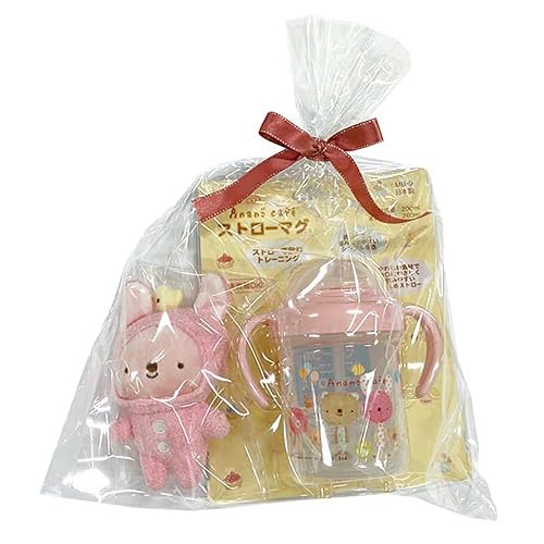 モンスイユ アナノカフェ AC. ストローマグセット ピンク 55217