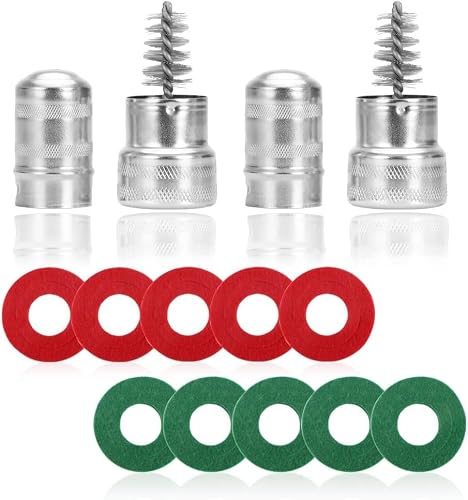 12 in 1 Battery Terminal Cleaner Kit - Must Have Tool Best for Extend Car Marine Battery Life with 10PCS Fiber Washers Protector and 2PCS Cleaning Brush