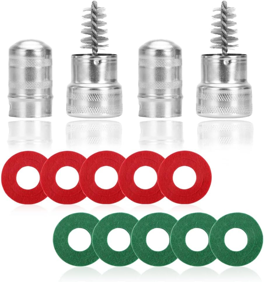 12 in 1 Battery Terminal Cleaner Kit - Must Have Tool Best for Extend Car Marine Battery Life with 10PCS Fiber Washers Protector and 2PCS Cleaning Brush