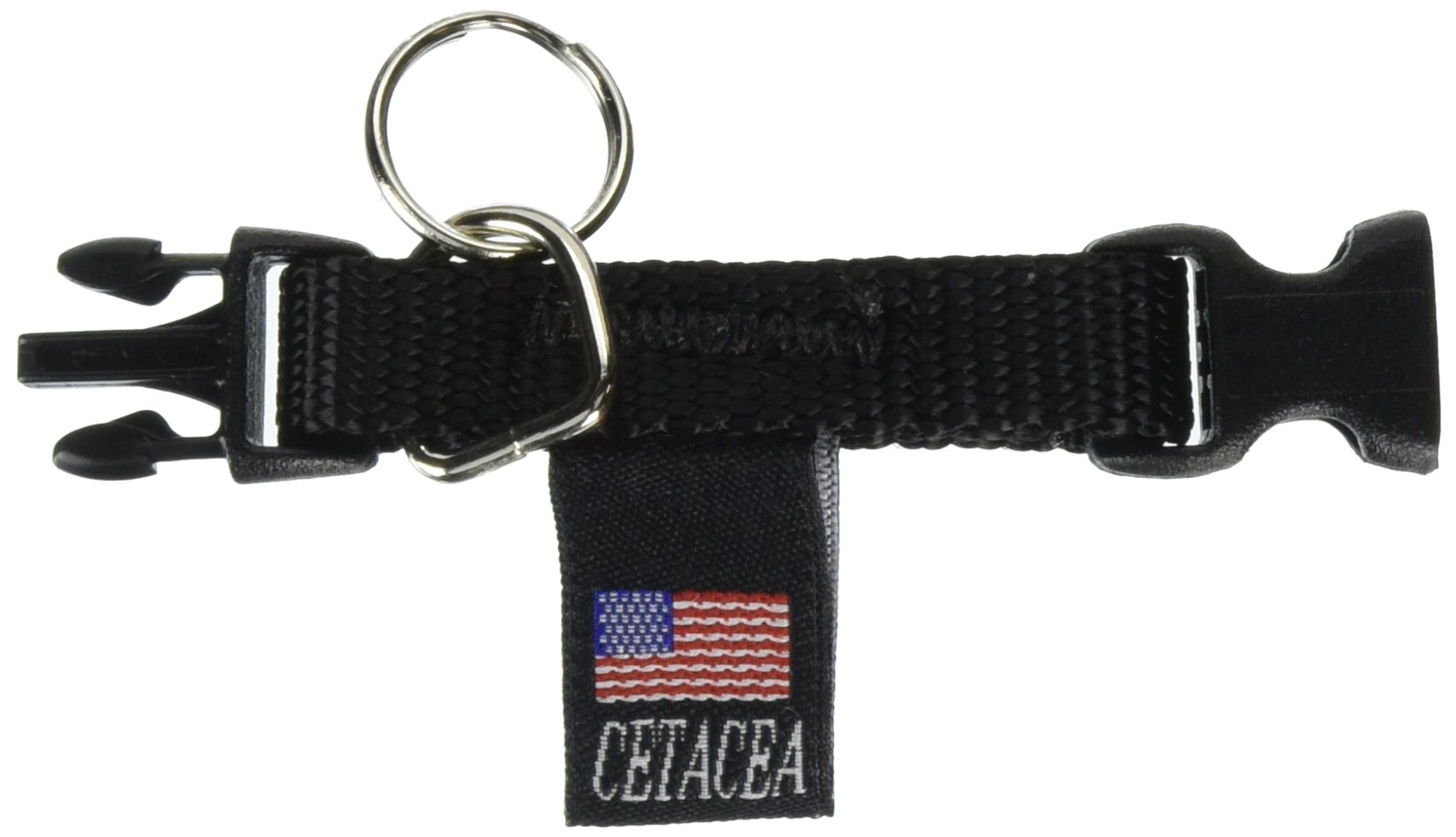 Cetacea Tag-It Pet ID Holder, Black