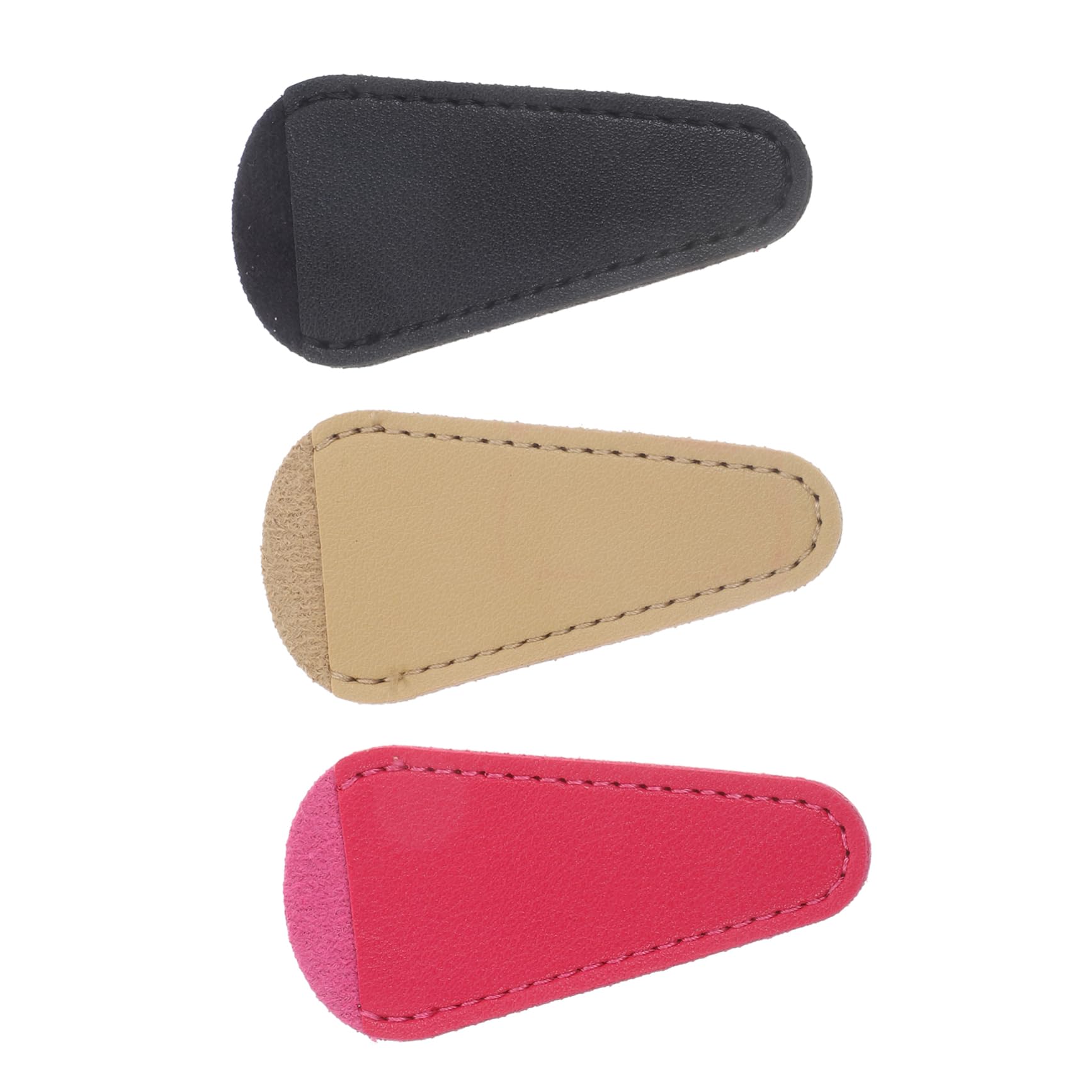 Beatifufu Scissors 3pcs Scissor Protective Leather Case for Hair Cutting Nail Clippers