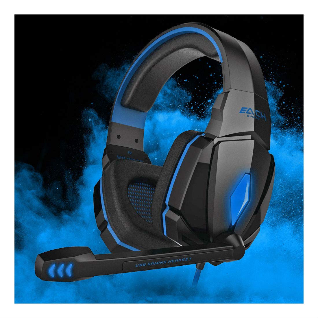 KOTION EACH G4000 Gaming Headphone Stereo Bass Gamer Headsets with Mic LED  Light Earphone for PC Computer Laptop|Headphone/Headset| - AliExpress