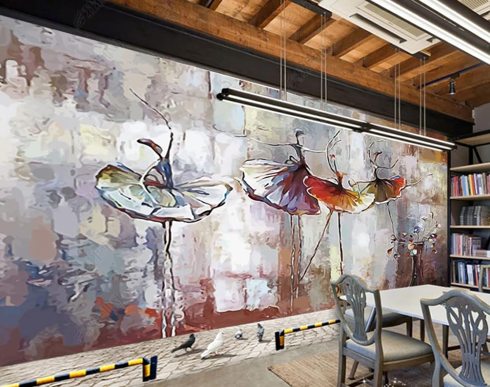 Papier peint intissé peinture à l'huile poster géant mural salon chambre 250x175