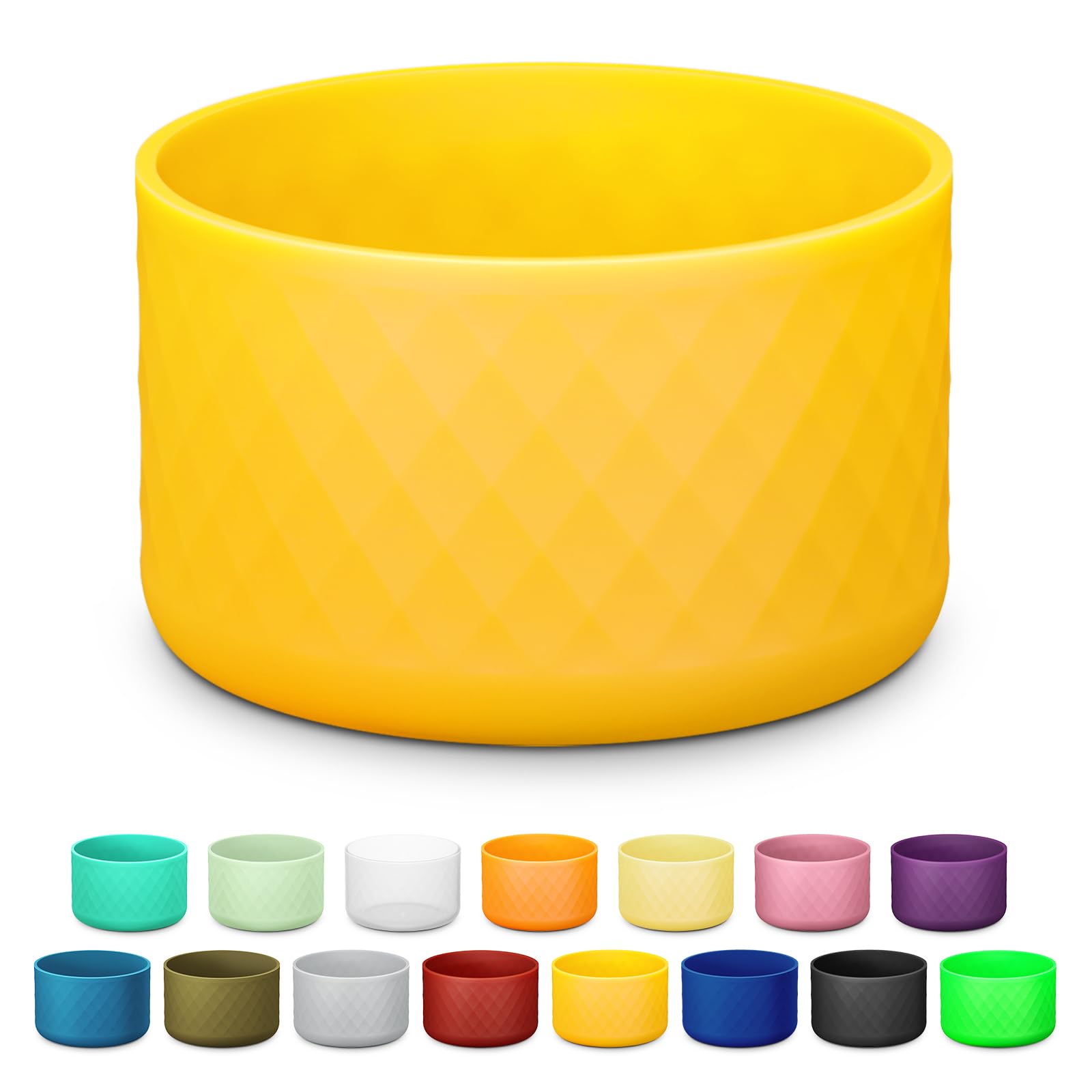 YOUCOX Silicone Boot for Owala Water Bottle 24 oz, Anti-Slip Protective Sleeve for FreeSip/Twist/Flip Stainless Steel Water Bottles, Bottom Cover for