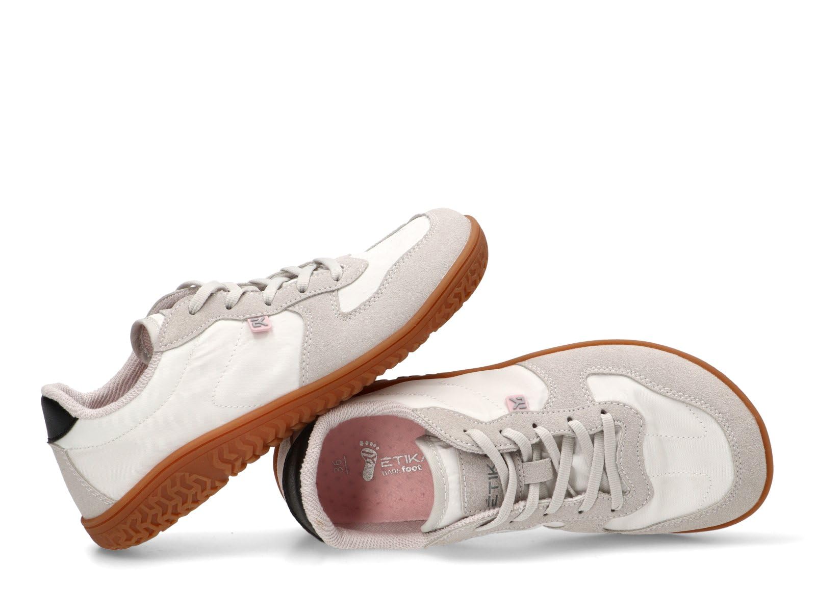 Etika Zapatillas Deportivas Respetuosas para Mujer, Diseño Minimalista Combinado con Puntera Ancha y Suela Zero Drop, 50230