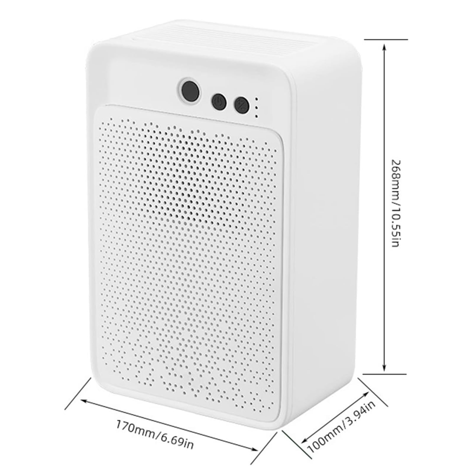 Osuszacz powietrza do łazienki, 35oz Osuszacze powietrza do pomieszczeń, Osuszacze powietrza do domu z automatycznym wyłączaniem czasowym, Przenośny mały cichy osuszacz powietrza,B