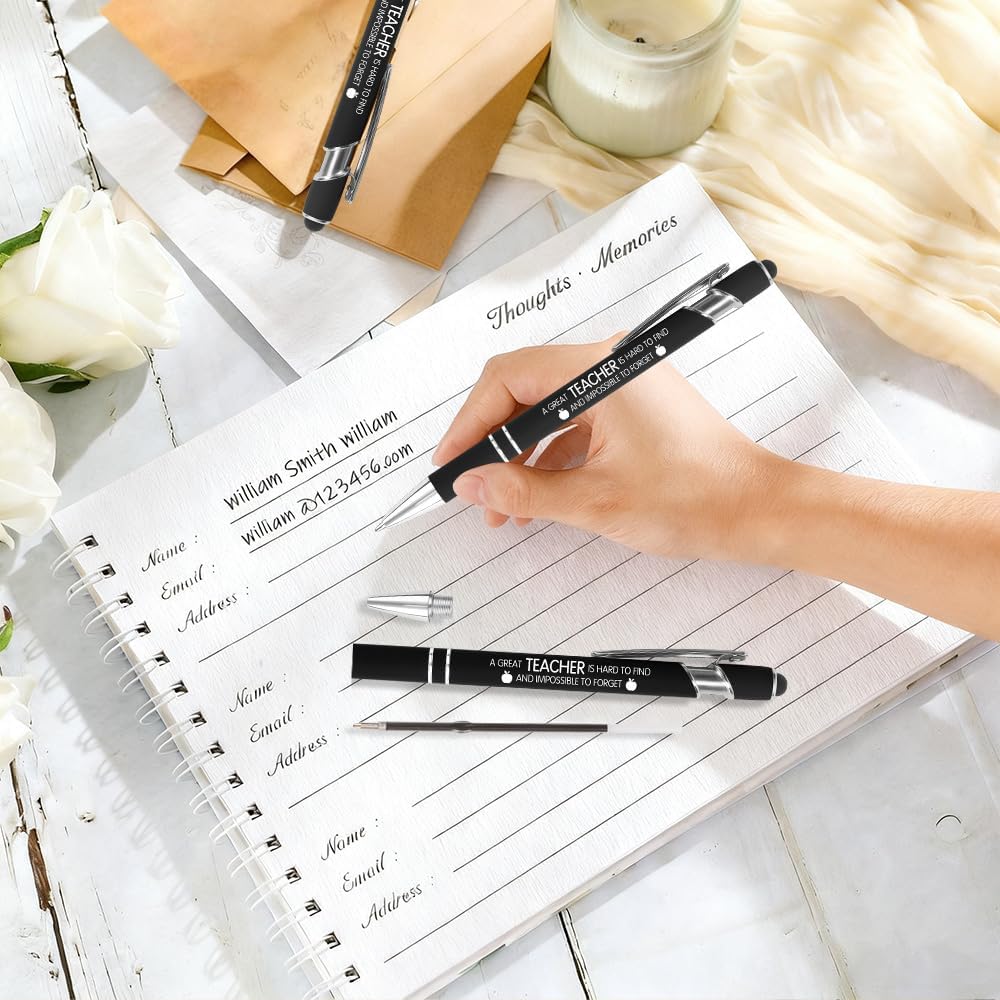 Teacher Appreciation Graduation Gifts End of Year Teacher Gifts Retirement Fathers Mothers Day Gift Christmas Stocking Stuffers Birthday for Ball Point Pens Present for Best Teachers Ever Gift - Image 4