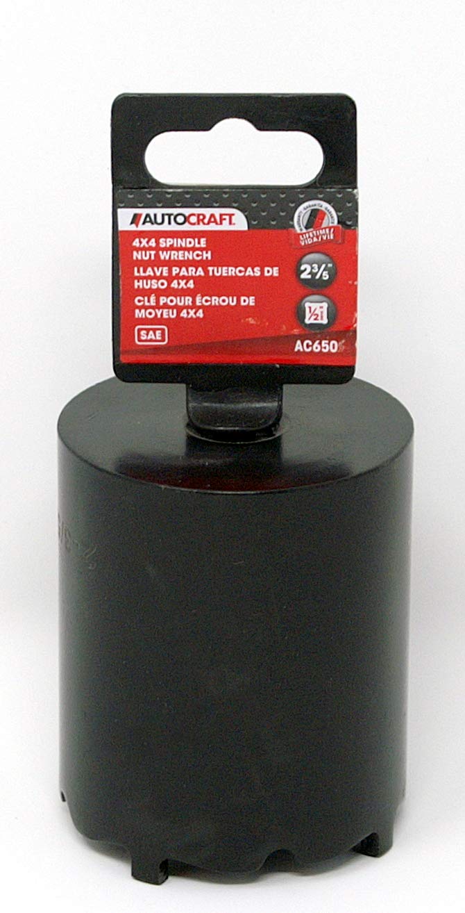 Autocraft4 X 4 Spindle Nut Wrench Used on GM,F-350, Bronco, F-350 & Dana 50 IFS