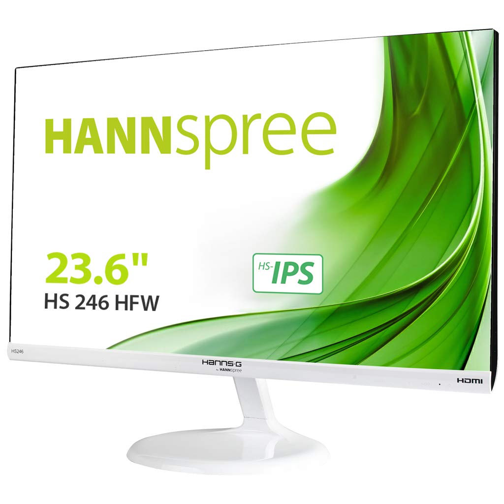 HANNspree HS246HFW 23.6-Inch Super Slim HS-IPS HDMI Full HD LED Monitor