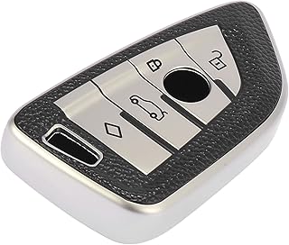 حافظة حماية لمفتاح التحكم عن بعد على شكل شفرة من اكرو بيكس، عبوة من قطعة واحدة، لون أسود وفضي