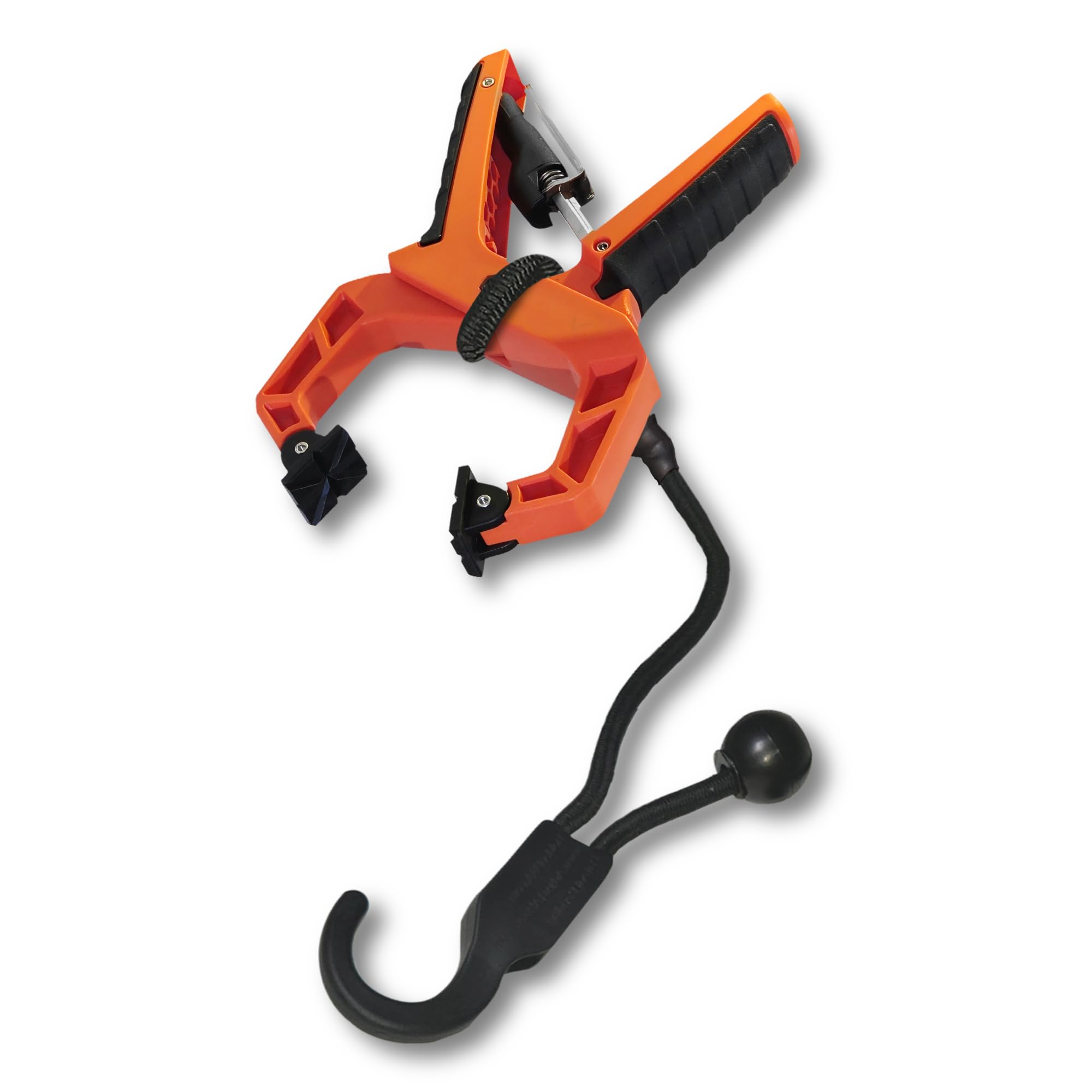 Holden USA Adjustable Ladder Clamp Set – Ladder Stabilizer Clip for Roof, Gutters, and Wall Prep - Non-Slip Grip, Secure & Steady (Orange Single)