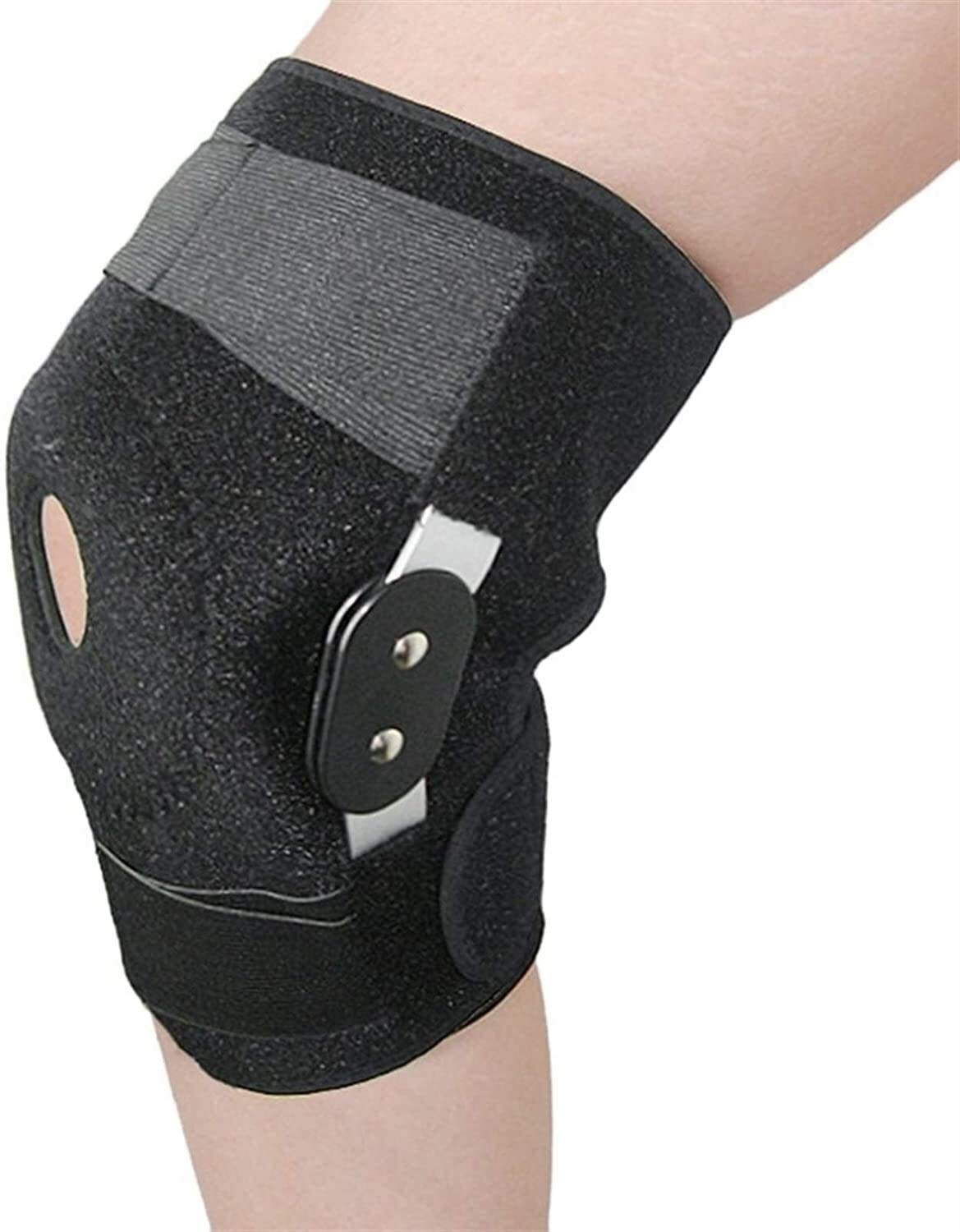 WDSOPK Adjustable Hinged Knee Orthosis Brace Support Ligament Sport Injury Orthopedic Splint Sports Knee Pads