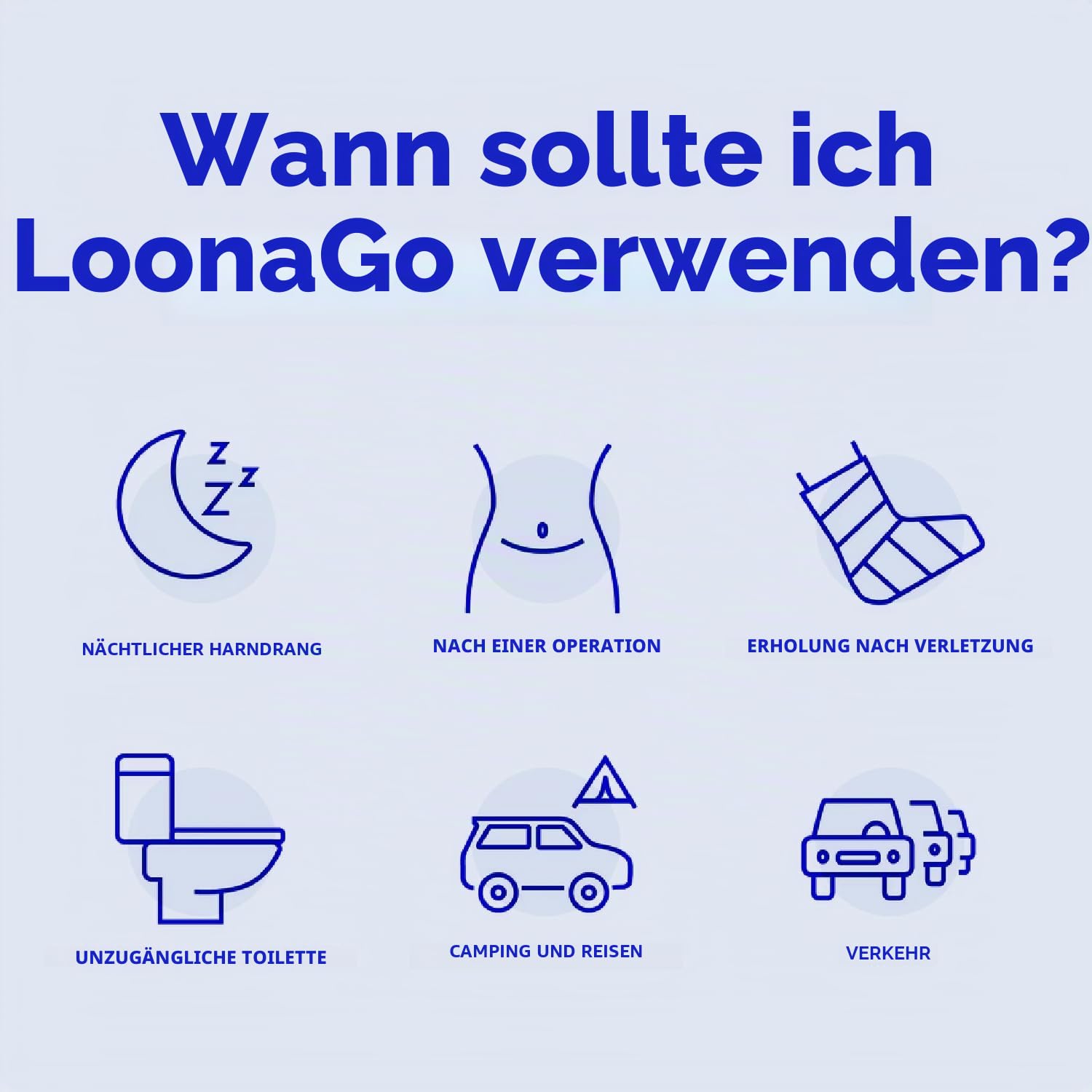 LoonaGo Urinal für Frauen, tragbar, geruchsblockierend, auslaufsicher, diskrete Nachttisch- und Reise-Toilette für Frauen, Autoreisen, Camping und nach Operationen, FSA/HSA berechtigt (grün)