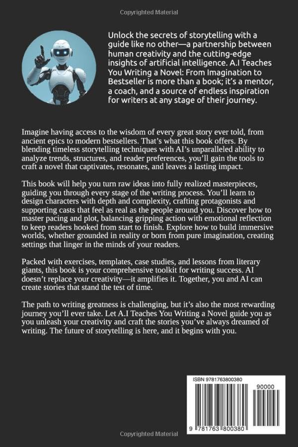 A.I Teaches You Writing a Novel: Learn writing styles the way Artificial Intelligence knows works - Image 2