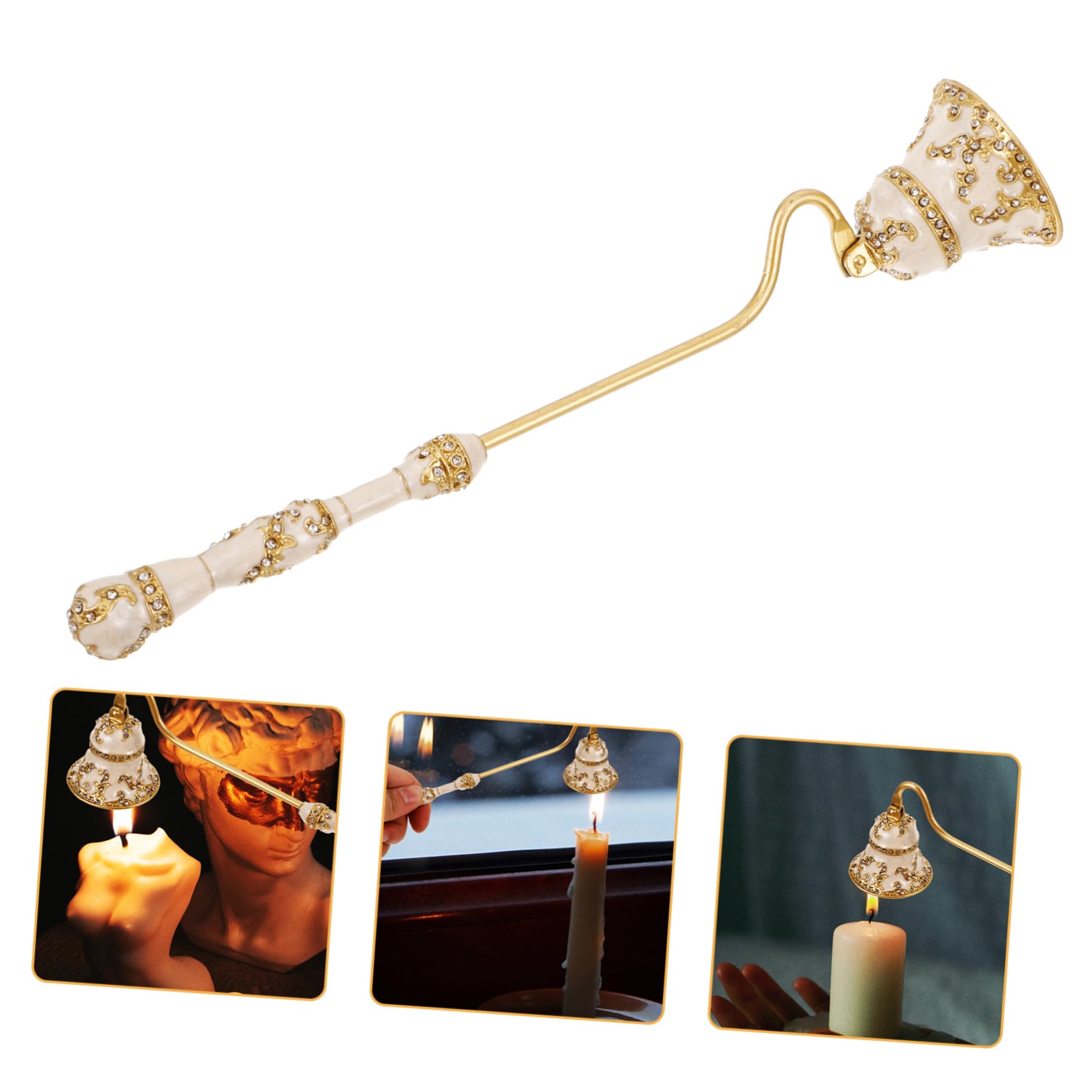 DECHOUS 5pièces Éteignoir à Bougie Antique Outil Pratique pour Éteindre Bougies pour Bougies Parfumées Et Décoratives
