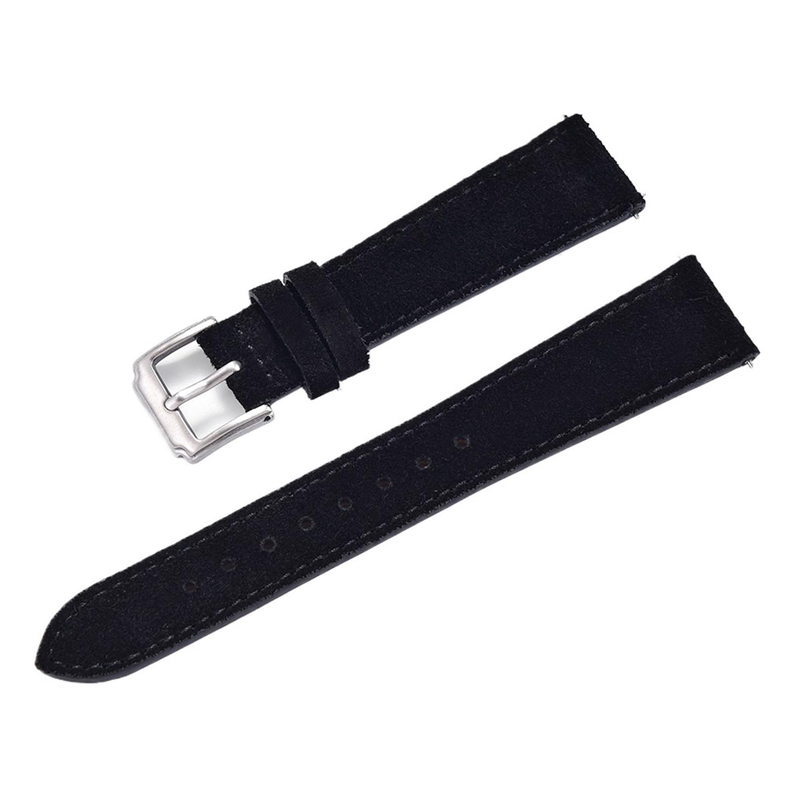 Wysokiej jakości zamszowy skórzany pasek do zegarka vintage klasyczne skórzane paski do zegarków 18 mm 19 mm 20 mm 22 mm 24 mm
