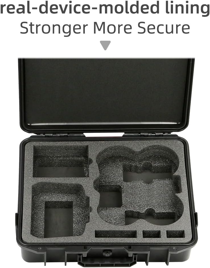 Carry Case for Avata 360 Fly More Combo，Protective Box Waterproof Hard Shell Heavy-Duty Protection Pressure-Resistant Shock-Resistant Scratch-Resistant with Shoulder Strap Easy to Carry