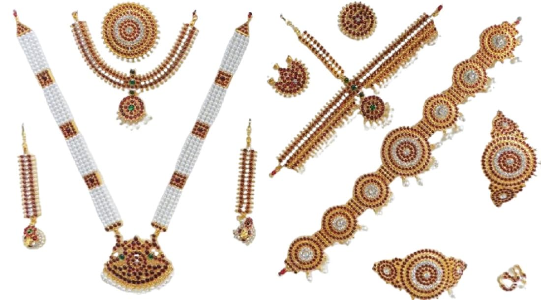 Elite Trade Bharatnatyam/Bridal jewelry set for women-picture-48